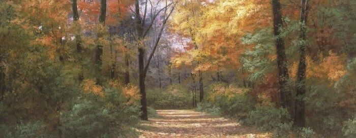 Diane Romanello Autumn Road Panel